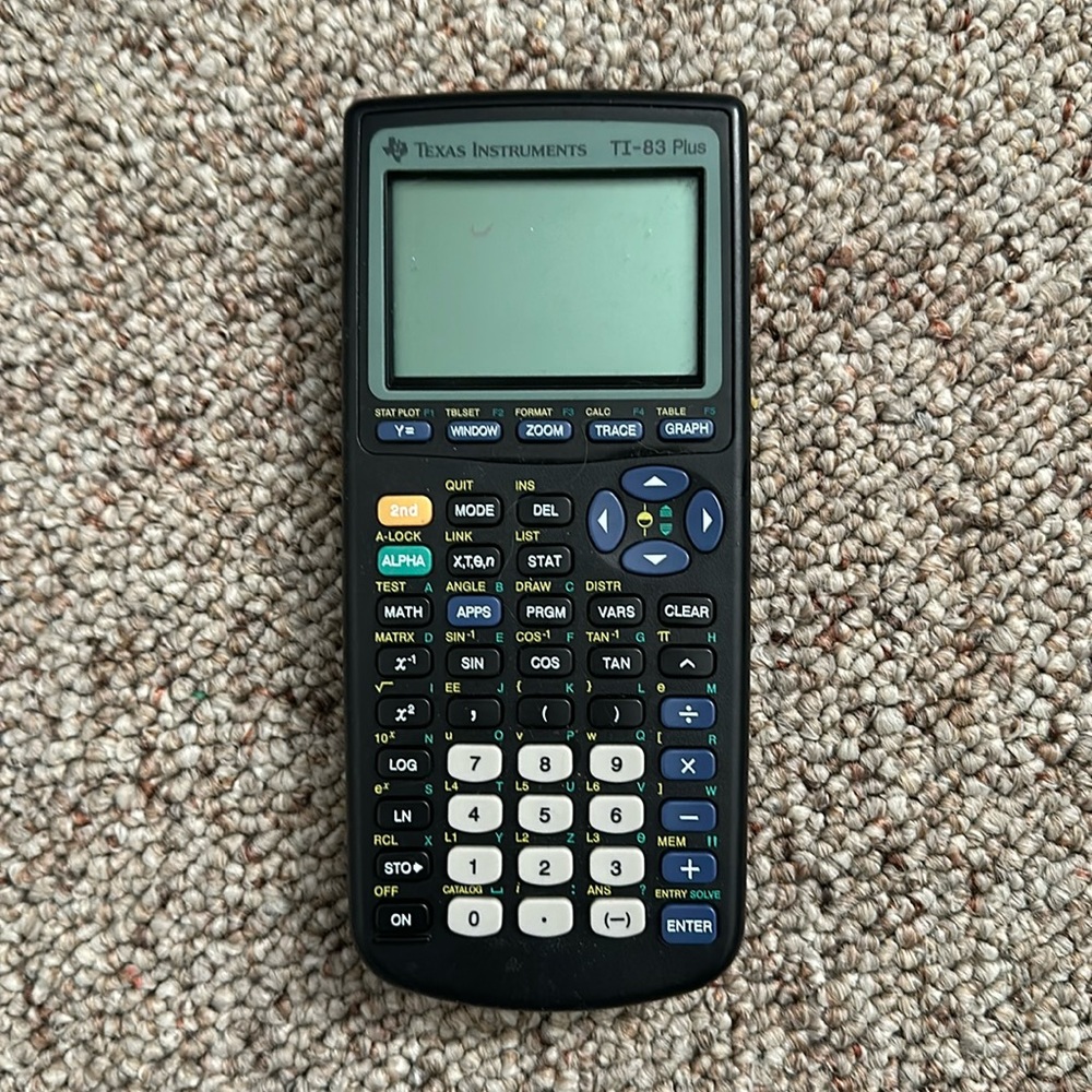 TI-83 plus calculator